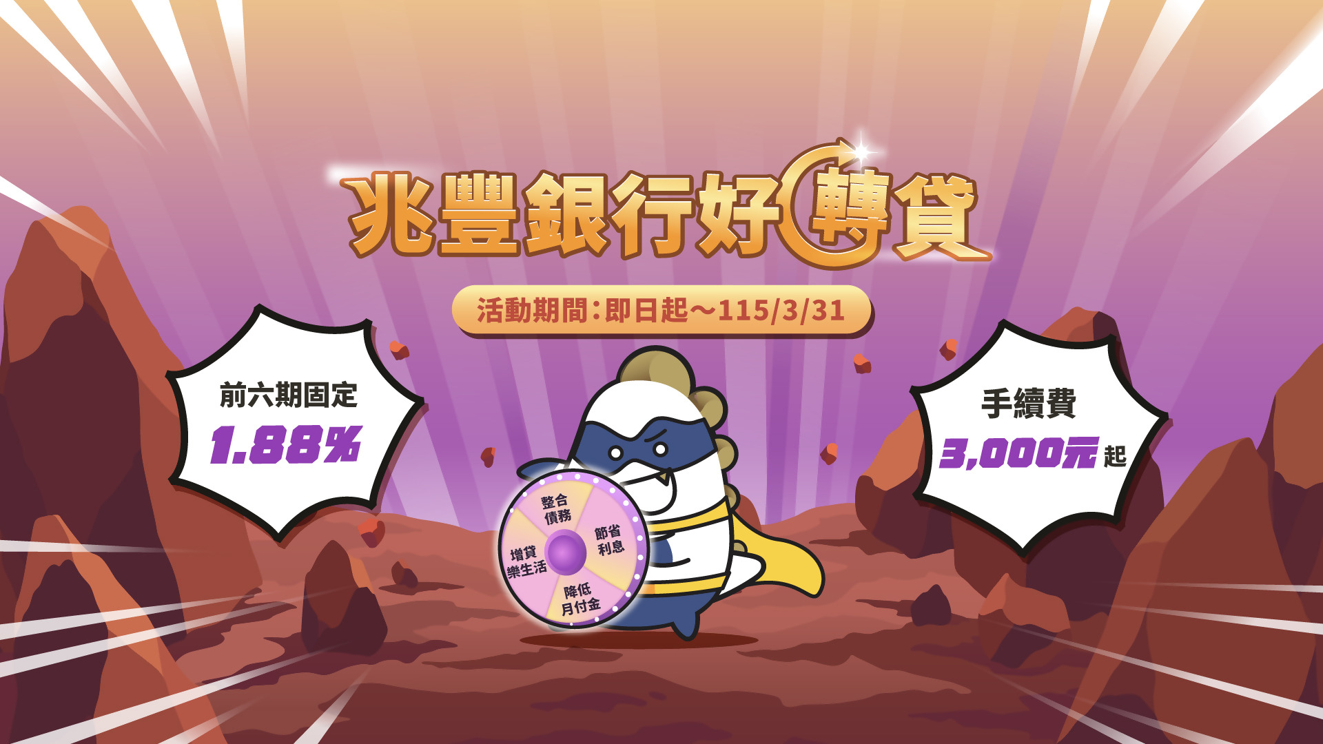 「好轉貸 信貸行銷活動」Banner