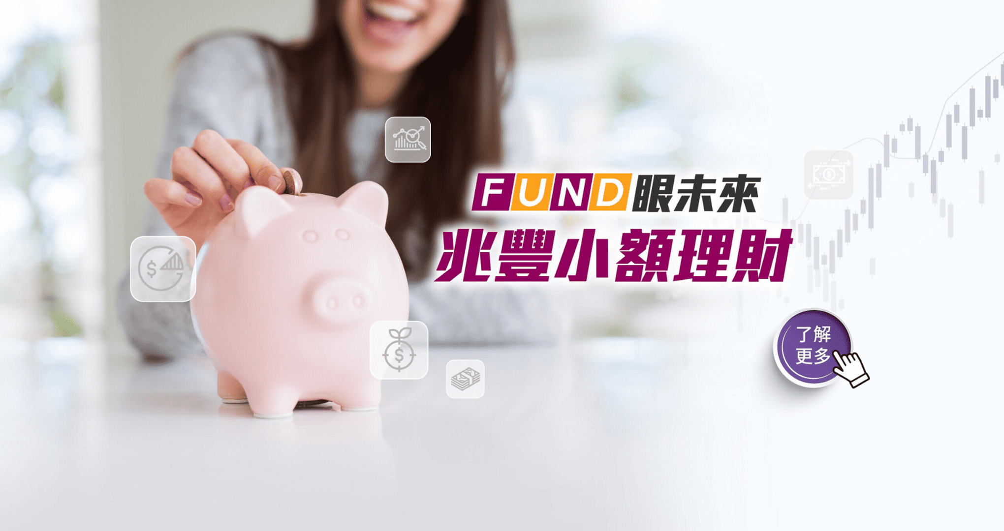 FUND眼未來 小額理財 Banner